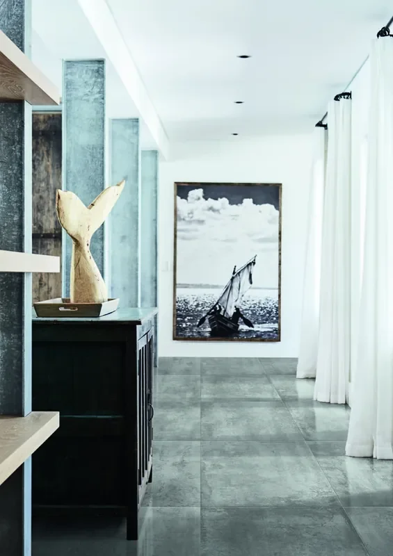 Musterfliesenstück für Marazzi Mineral Silver Brillo Bodenfliese 75X150/1,05 Art.-Nr. M0N9