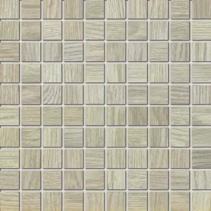 Musterfliesenstück für Marazzi Treverk White Mosaikfliese 30×30 R9/A Art.-Nr. M7XL