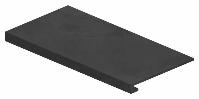 Musterfliesenstück für Unicom Starker Brazilian Slate Rail Black Stufe 30×60 Art-Nr. 8545