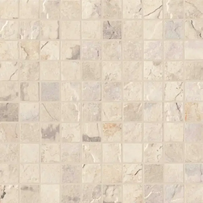 Musterfliesenstück für Unicom Starker Natural Slate Winter Beigeschiefer Mosaikfliese 30,5×30,5 R10 Art.-Nr. 7724