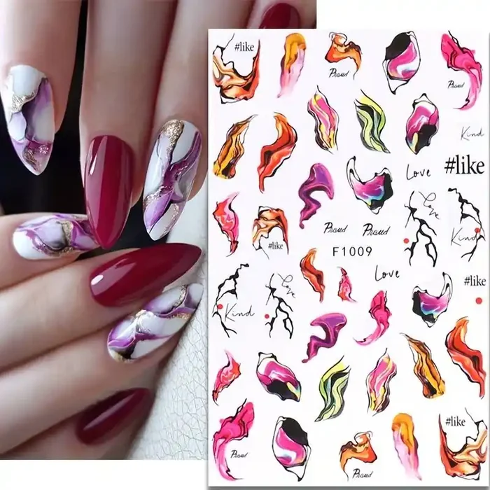 Nail Sticker Abstrakt 12