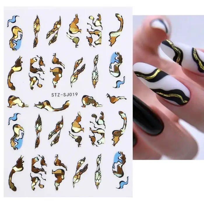 Nail Sticker Abstrakt 7