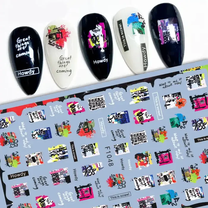 Nail Sticker Abstrakt