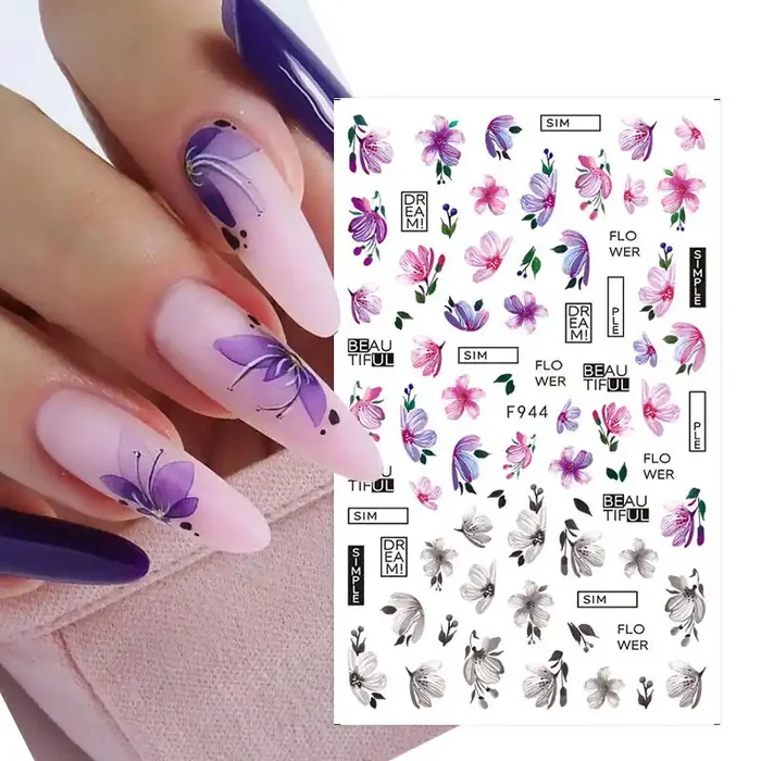 Nail Sticker Blume 28