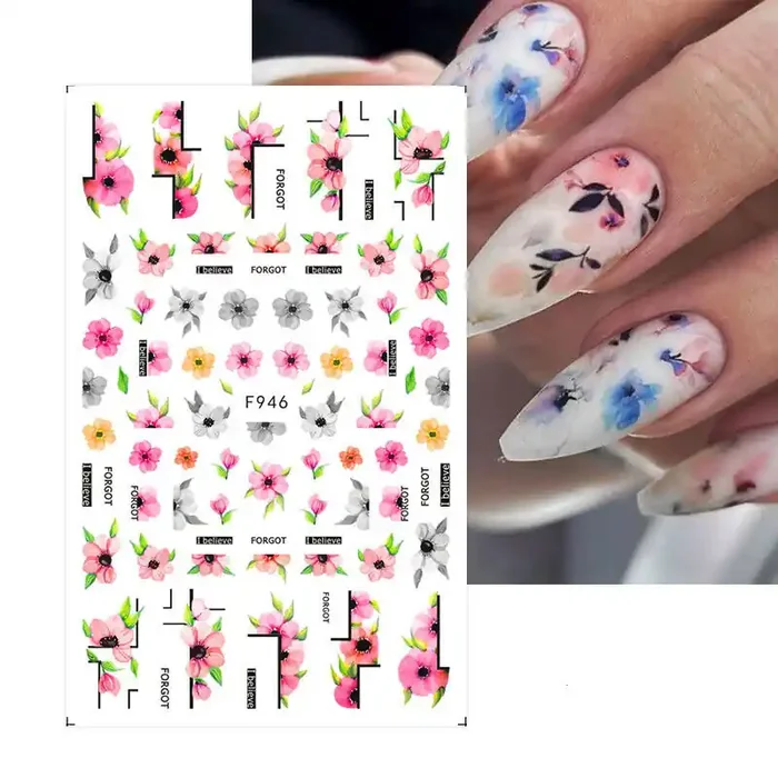 Nail Sticker Blume 30