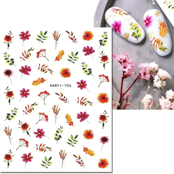 Nail Sticker Blume 39