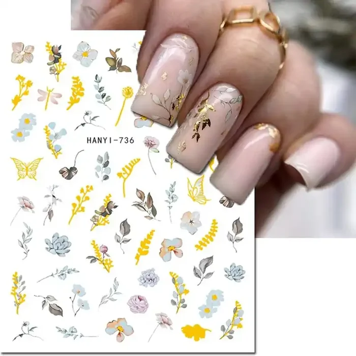 Nail Sticker Blume 48