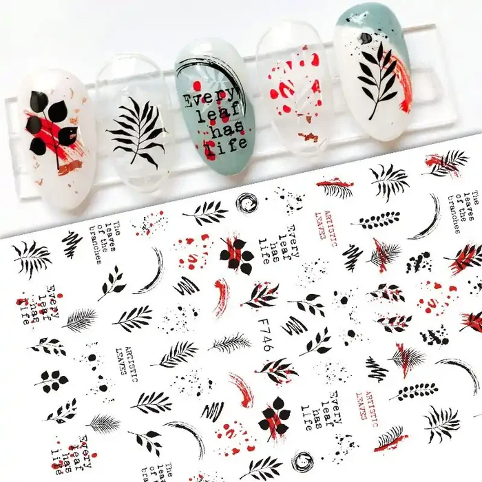 Nail Sticker Blumen 3