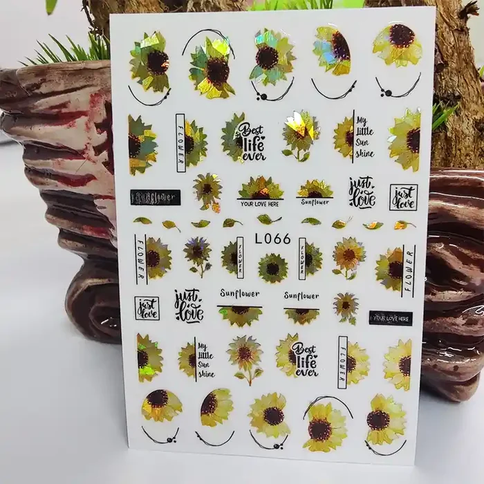 Nail Sticker Holo L-66 Sonnenblume