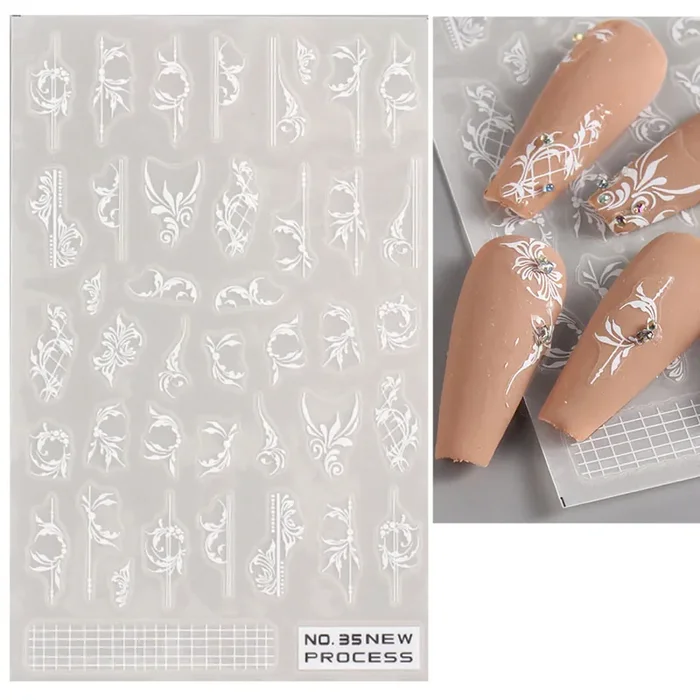 Nail Sticker No-35 Schnörkel