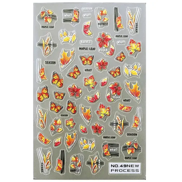 Nail Sticker No-49 Herbst