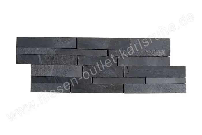 Naturstein Verblender Laja negro 18×50 cm