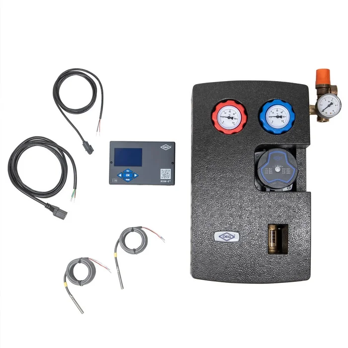 Oeg Solarstation mit PWM Solarumwälzpumpe und KSW Regelung