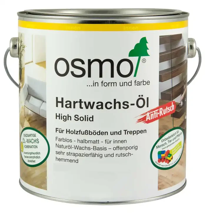 Osmo Hartwachs-Öl Anti-Rutsch R9 3088 Farblos Halbmatt 10l