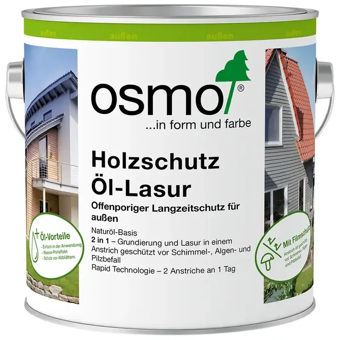 Osmo Holzschutz Öl-Lasur 739 Silbergrau 0,75l