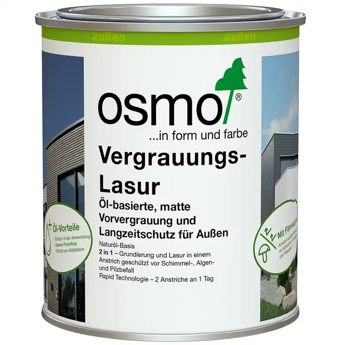 Osmo Vergrauungs-Lasur 1920 Lavagrau 0,75l