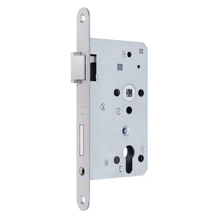 Panik-Einsteckschloss 1201, Panik-Funktion D, abgerundet 24/65/72/9 mm DIN rechts, verzinkt, BKS