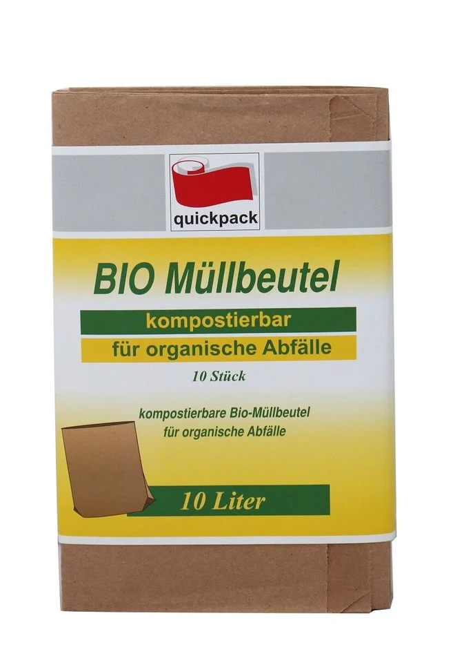 Papiermüllbeutel 10 L, 10 Stück (braun)