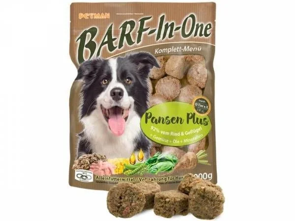 Petman BARF-In-One Pansen Plus Hundefutter 6 x 1000 g