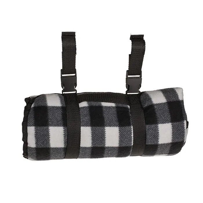 Picknick-Decke 120x135cm mit Fahrrad Befestigungsclips