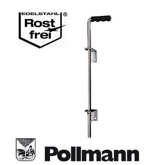 Pollmann Bodenschieber Edelstahl 500 mm Torriegel Bolzenriegel Bodenschubriegel