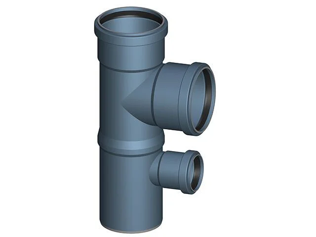 Poloplast Vertikaler Doppelabzweiger 87,5°