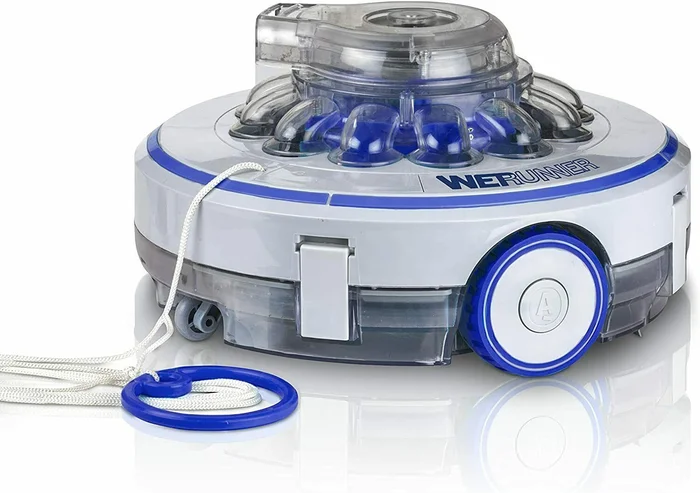 Poolroboter Gre RBR60 Wet Runner Poolreiniger Akku Kabellos Bodenreiniger
