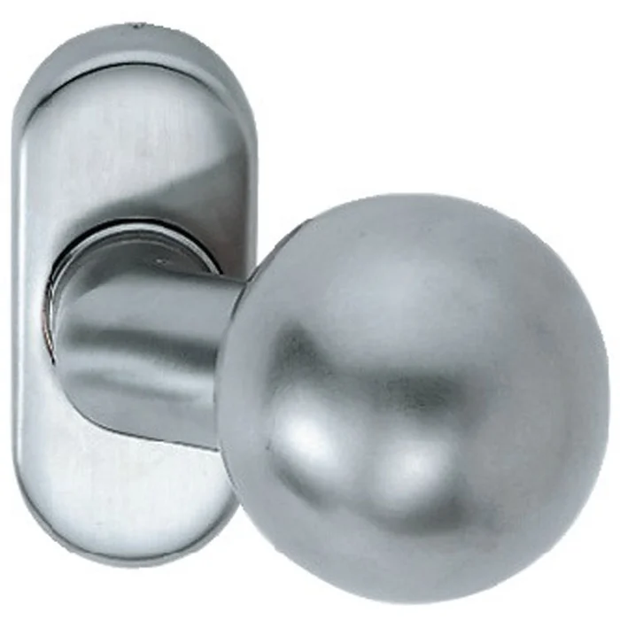 Profiltürknopf 07 0846, Aluminium, gekröpft, fest/drehbar FSB