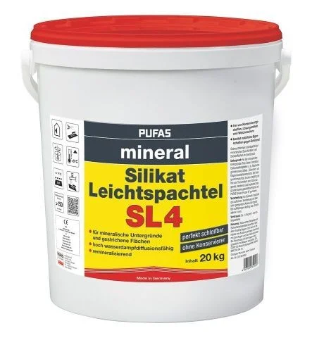 Pufas Silikat Leichtspachtel SL4 Mineralbasis