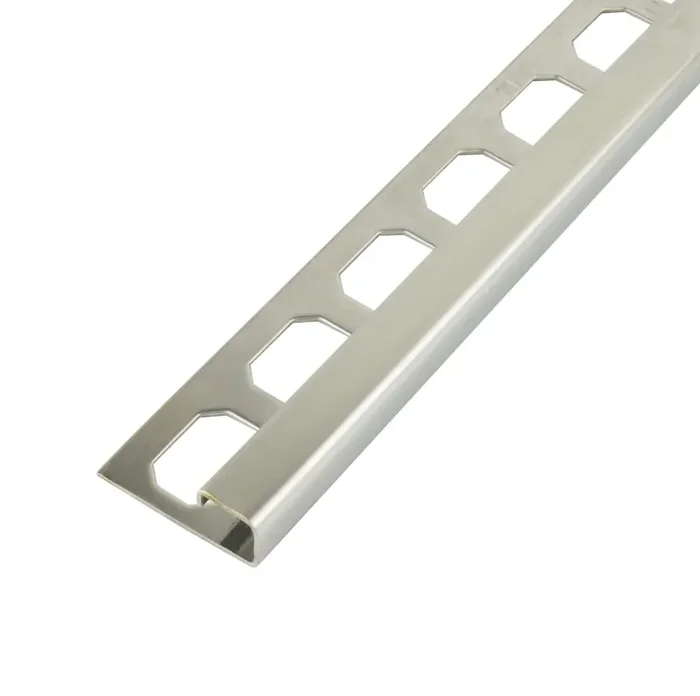 Quadrat-Profil Edelstahl Glänzend H 12,5mm L 2,5m