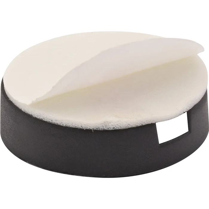 QuickClick Basisteil zum Kleben ø 25 mm, Höhe 6 mm, Kunststoff schwarz