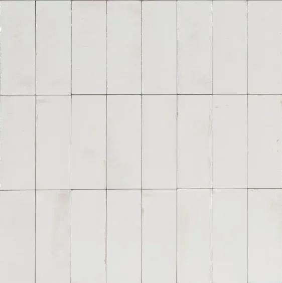 Ragno Gleeze Bianco Riemchen Vintage Dekorfliese 7,5×20 cm