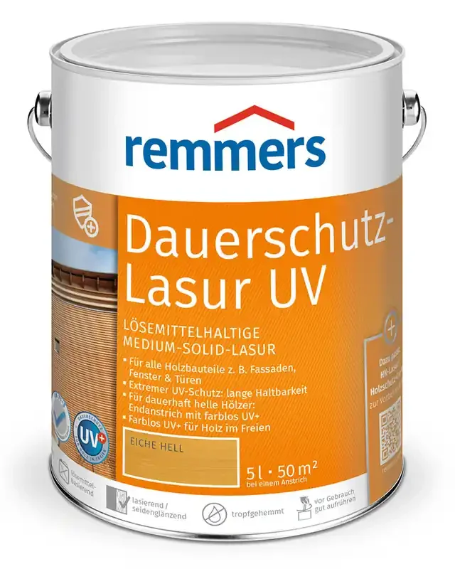 Remmers Dauerschutz-Lasur UV Eiche hell RC-365 5l
