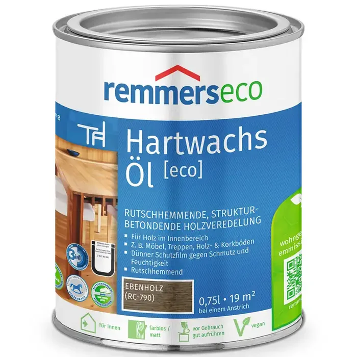 Remmers Hartwachsöl eco Ebenholz RC-790 0,75l