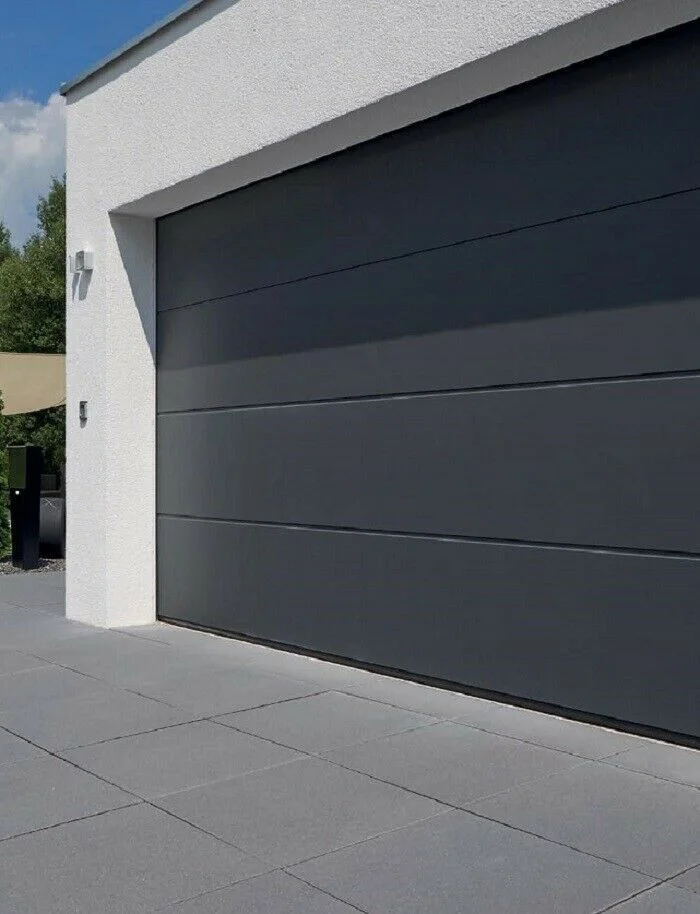 Reno Matic Sektionaltor Garagentor 5000 mm breit – mit Antrieb – L Sicke