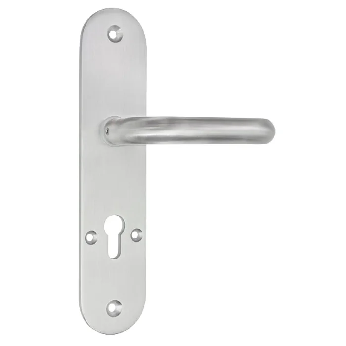 Renovierungsschild Langschild 005/5750 oval mit 38 mm Rundrosetten-Lochung