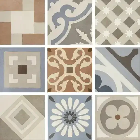 Retro Fliese – Cementine Retro matt 20×20 Retro Mix