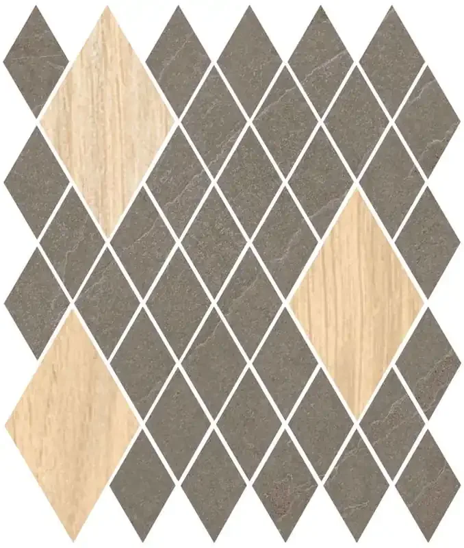 Rondine Angers Advance Angers Av Mosaico Tapestry Olive+ Dream Ecru‘ Matt Mosaikfliese 30,2×35,7 Art.-Nr. J91862