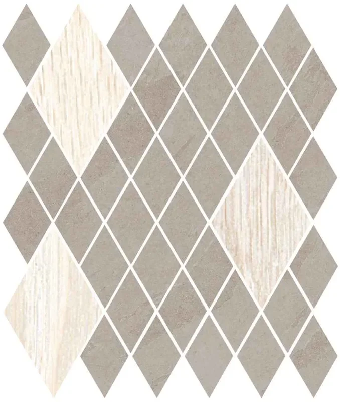 Rondine Angers Advance Angers Av Mosaico Tapestry Taupe + Dream Ivory Matt Mosaikfliese 30,2×35,7 Art.-Nr. J91864