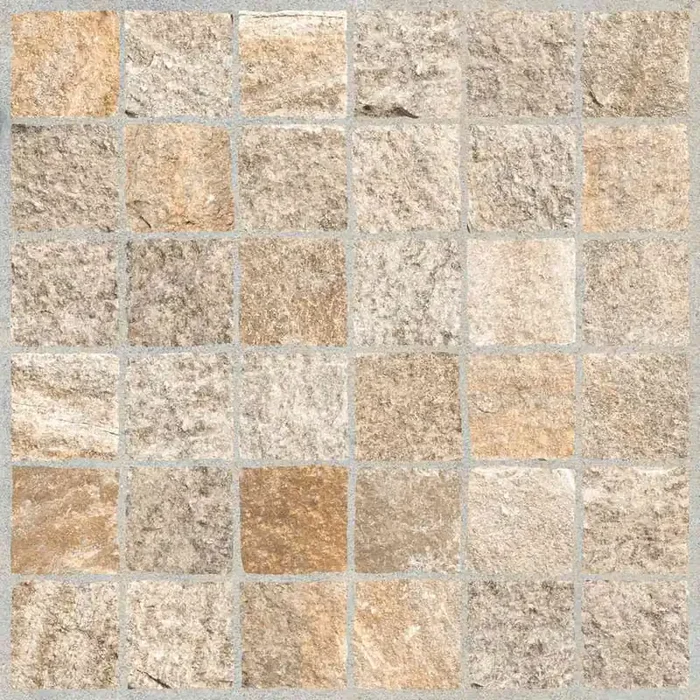 Rondine Aurelia-Emilia-Valeria Beige Lineare H20 Ret Matt Terrassenfliese 60×60 R11 Art.-Nr. J88386