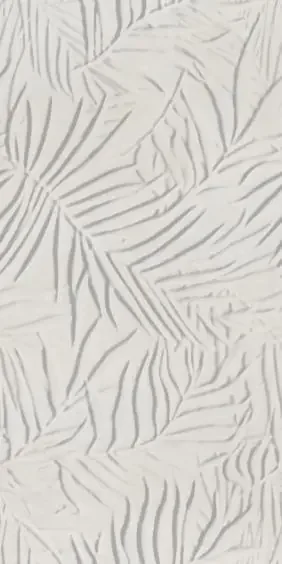 Rondine Ludo Decor Avorio Struttura Felce 3D Wandfliese 60x120cm rektifiziert