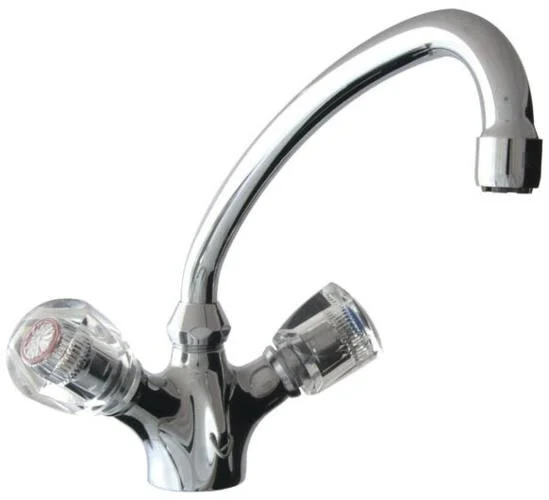 Schmiedl Spültisch Einloch Zweigriffarmatur