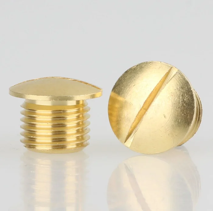 Schraube für E27 Lampen-Fassung Messing roh unbehandelt passend für Kaiser Idell …