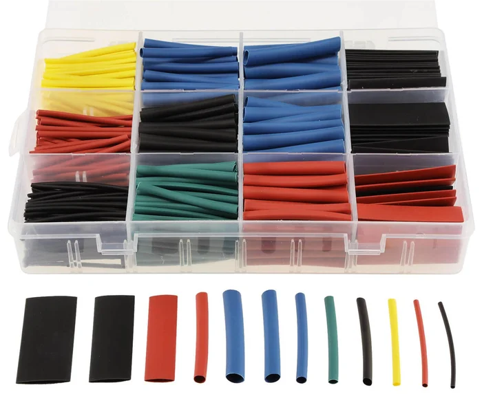 Schrumpfschlauch Sortiment bunt 560 teilig 600V Wärmeschrumpfschlauch