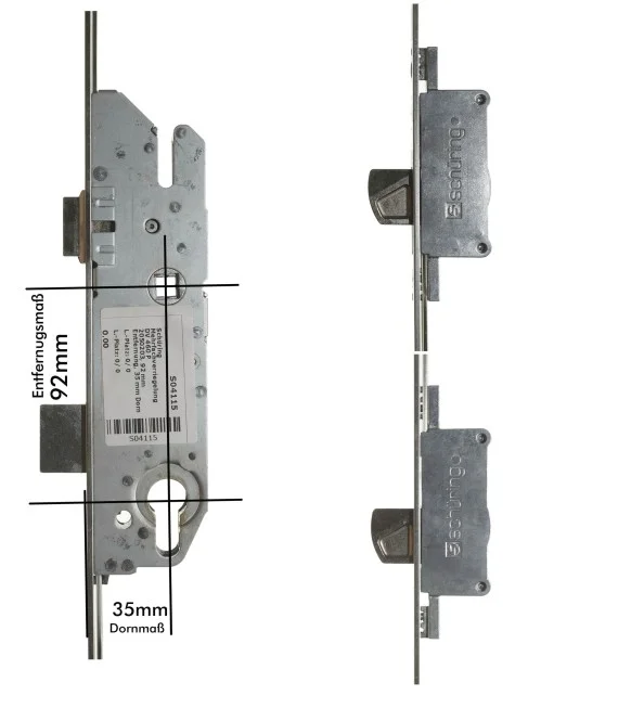 Schüring Mehrfachverriegelung DV 460 P 2050203, 92 mm Entfernung, 35 mm Dorn