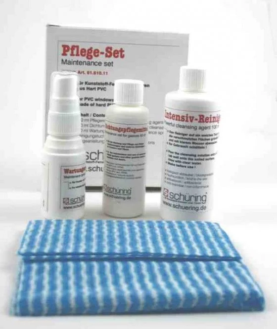 Schüring Mini Pflegeset 6161011 für weisse PVC Profile
