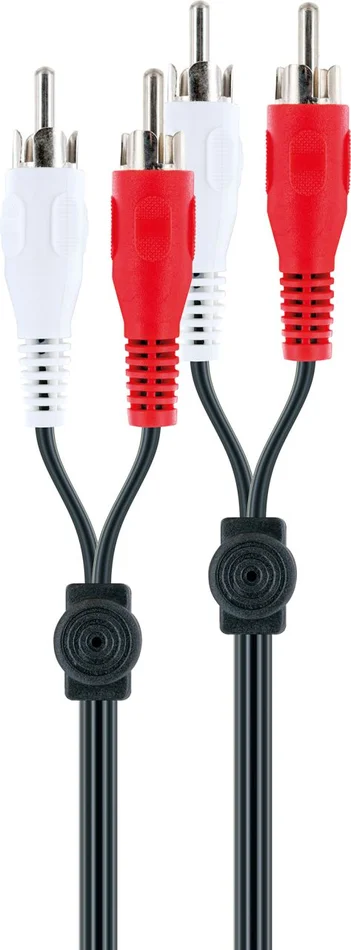 SCHWAIGER AUDIO Anschlusskabel, 3 m, Schwarz