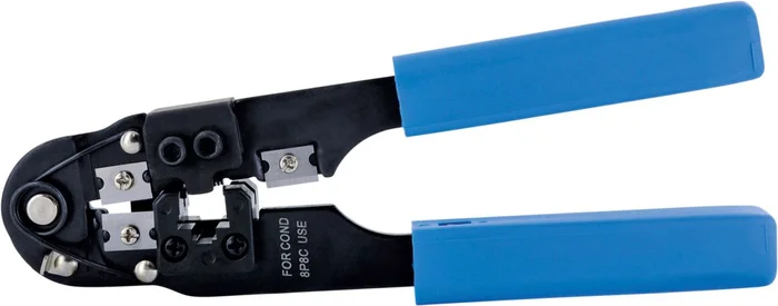 SCHWAIGER Crimpzange, Schwarz/Blau