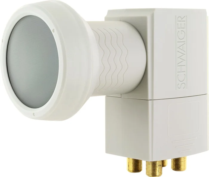SCHWAIGER Digital Quattro LNB, Hellgrau