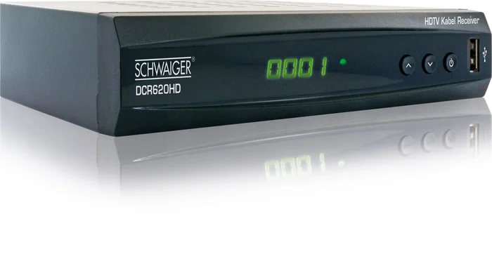SCHWAIGER Full HD Kabelreceiver, Schwarz